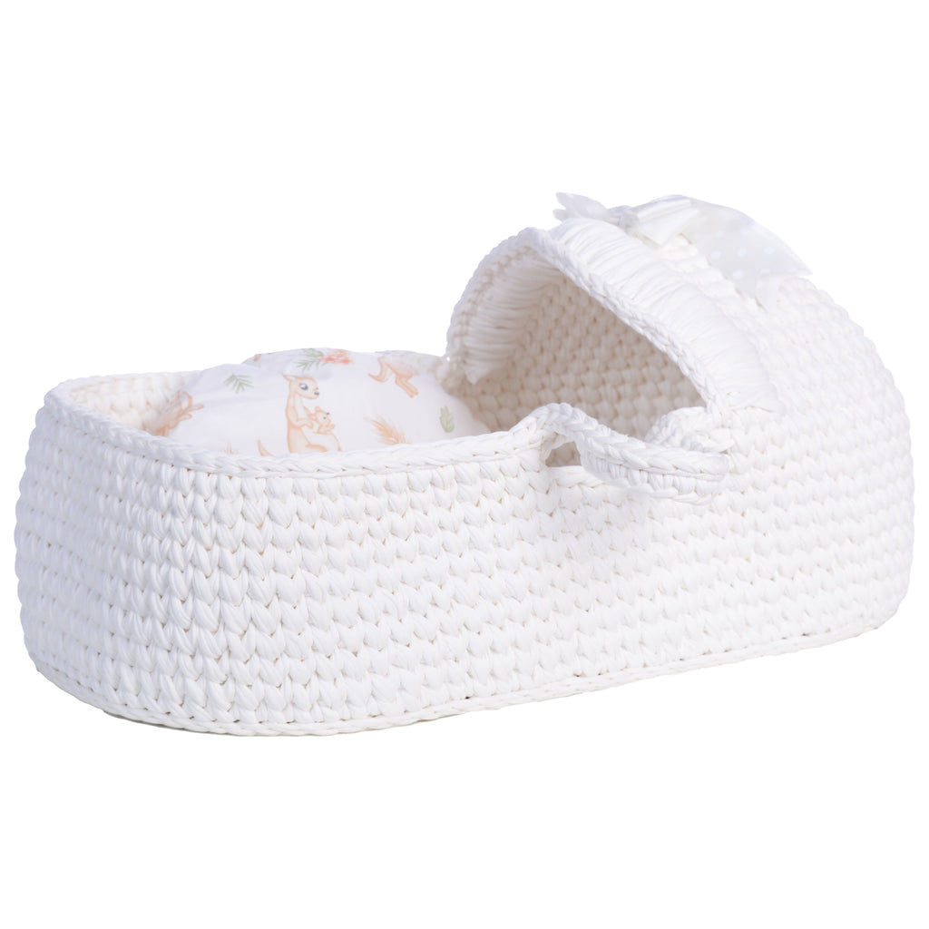 Large Heartfelt Basket – Soft White