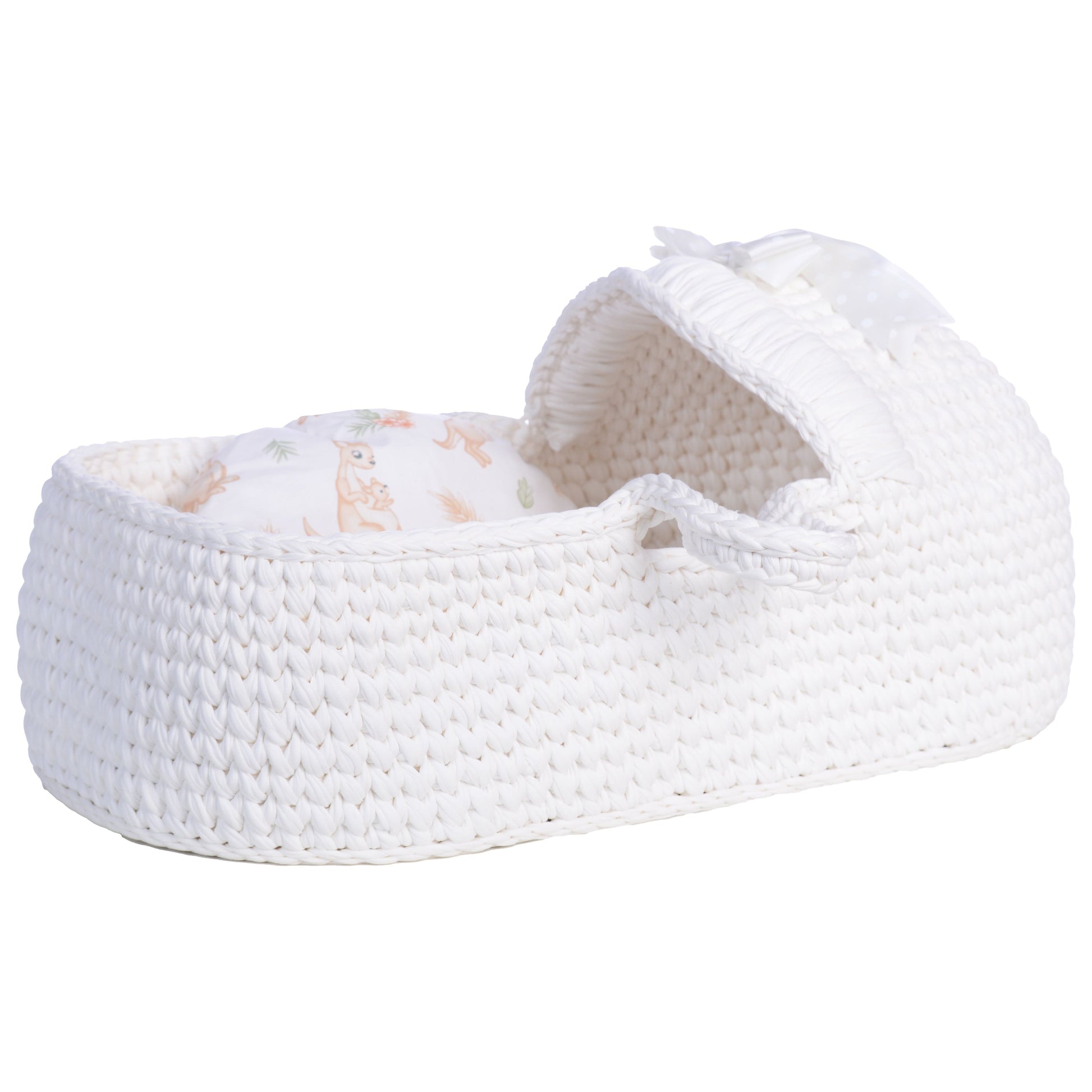 Large Heartfelt Basket – Soft White