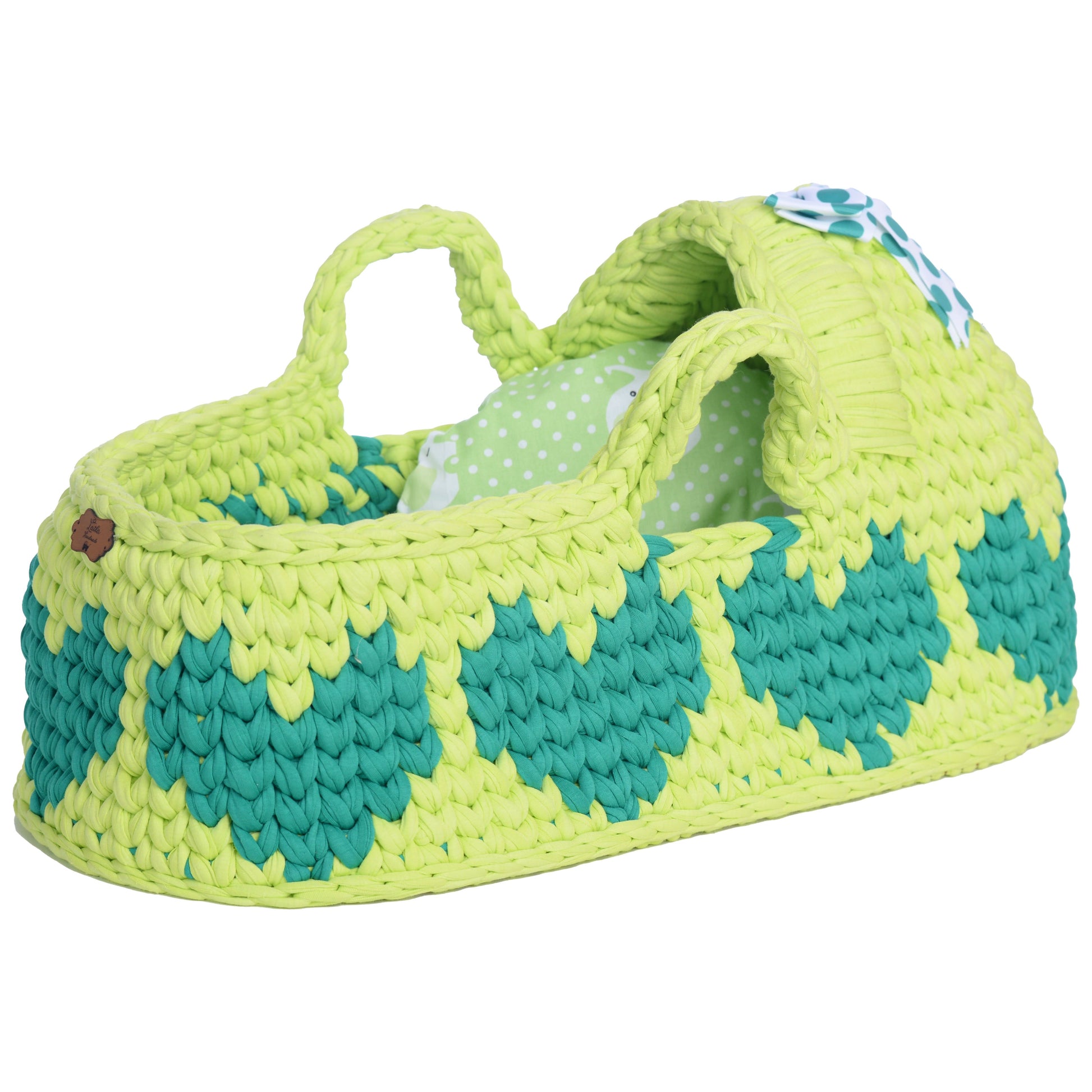 Heartfelt Basket – Soft Green