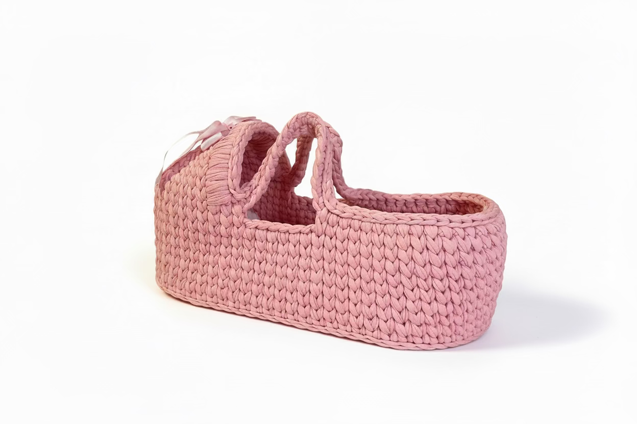 Heart basket – delicate rose